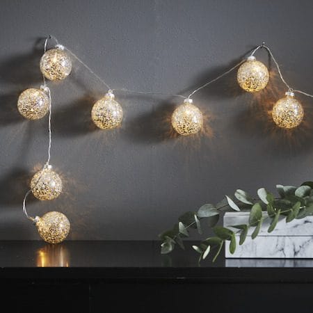 Glitter Ljusslinga - silver - Belysning & el - Ljuskällor & glödlampor - LED-belysning - LED slinga