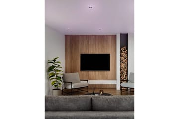Infälld Lampa Eglo Calonge RGB 3 st Svart, Vit - Svart/Vit - Belysning & el - Ljuskällor & glödlampor - Spotlight & downlight