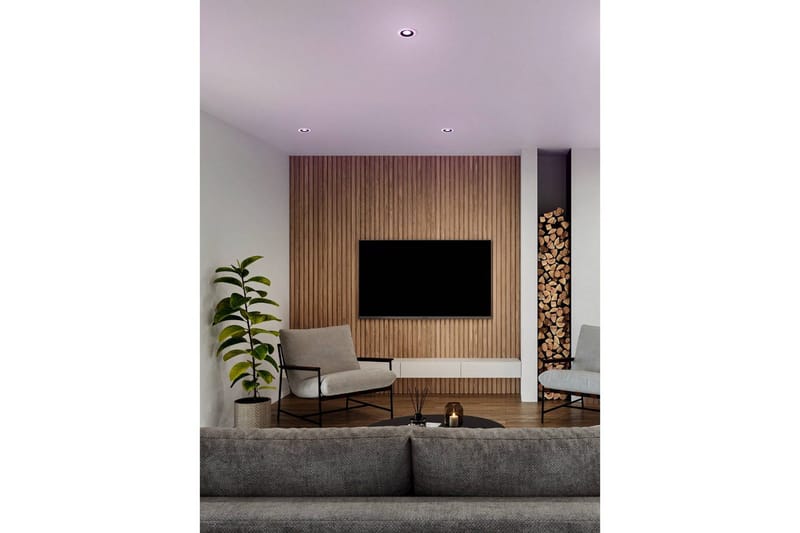 Infälld Lampa Eglo Calonge RGB 3 st Svart, Vit - Svart/Vit - Belysning & el - Ljuskällor & glödlampor - Spotlight & downlight