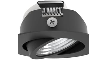 Infälld Lampa Eglo Saliceto 3 st Ø88 mm 2700K Svart - Svart - Belysning & el - Ljuskällor & glödlampor - Spotlight & downlight