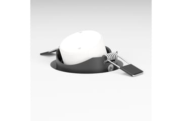 Infälld Lampa Eglo Saliceto 3 st Ø88 mm 2700K Svart - Svart - Belysning & el - Ljuskällor & glödlampor - Spotlight & downlight
