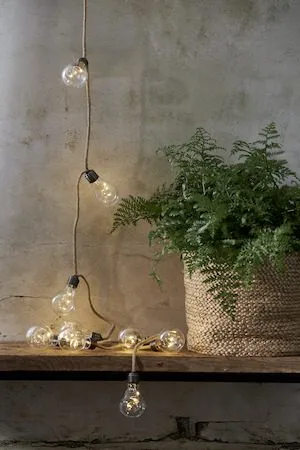 Jutta Ljusslinga - beige - Belysning & el - Ljuskällor & glödlampor - LED-belysning - LED slinga