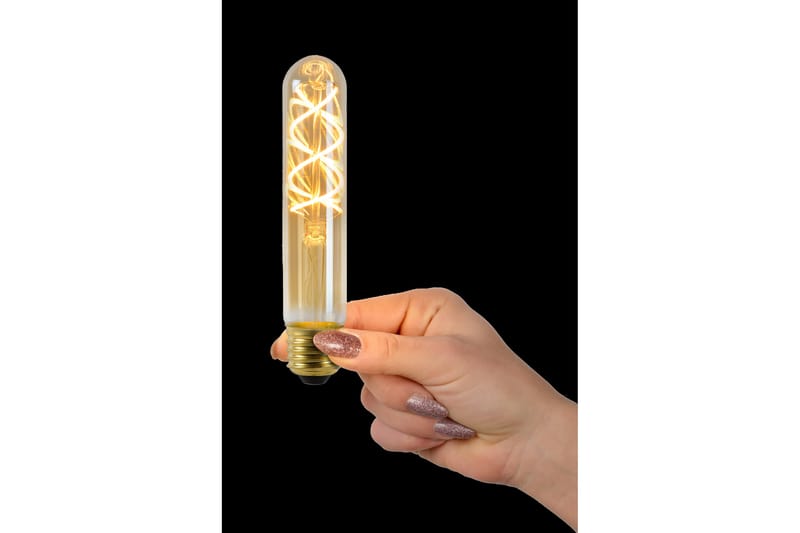 LED-Lampa 4x15 cm Cylinder Amber - Lucide - LED-belysning - Glödlampor