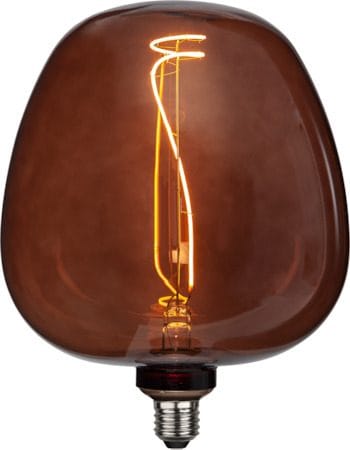 LED-lampa E27 Decoled Apple 25 cm - Konjak - Belysning & el - Ljuskällor & glödlampor - LED-belysning