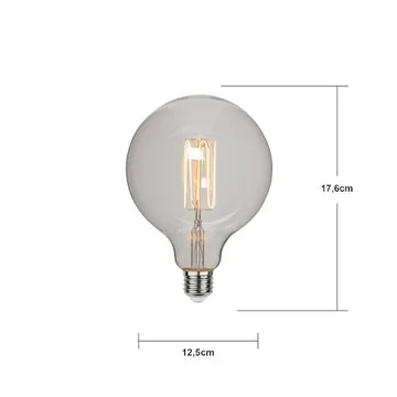 LED-lampa E27 G125 Decoled Grace 1800K 200lm - Transparent - Belysning & el - Ljuskällor & glödlampor - LED-belysning