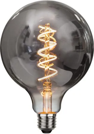 LED-lampa E27 G125 Decoled Spiral 2100K 40 lm Dimbar - Rökgrå - Belysning & el - Ljuskällor & glödlampor - LED-belysning