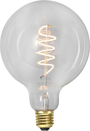 LED-lampa E27 G125 DecoSpiral 2100K 270 lm 3-stegsdimring med minne - Transparent - Belysning & el - Ljuskällor & glödlampor - LED-belysning