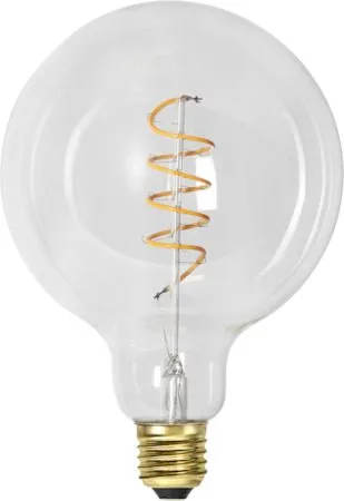 LED-lampa E27 G125 DecoSpiral 2100K 270 lm 3-stegsdimring med minne - Transparent - Belysning & el - Ljuskällor & glödlampor - LED-belysning