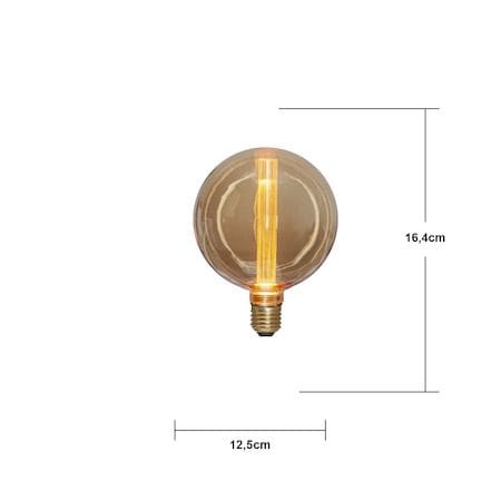 LED-lampa E27 G125 New Generation Classic Mood - Bärnsten - Belysning & el - Ljuskällor & glödlampor - LED-belysning