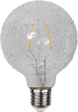 LED-lampa E27 G95 Decoled Icedrop 2600K 65lm Dimbar - Transparent / Silver - Belysning & el - Ljuskällor & glödlampor - LED-belysning