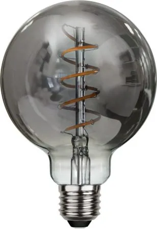 LED-lampa E27 G95 Decoled Spiral 2100K 50 lm Dimbar - Rökgrå - Belysning & el - Ljuskällor & glödlampor - LED-belysning