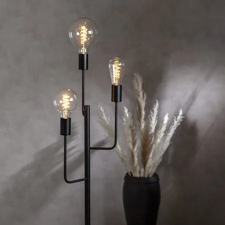 LED-lampa E27 G95 DecoSpiral 2100K 270 lm 3-stegsdimring med minne - Transparent - Belysning & el - Ljuskällor & glödlampor - LED-belysning
