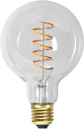 LED-lampa E27 G95 DecoSpiral 2100K 270 lm 3-stegsdimring med minne - Transparent - Belysning & el - Ljuskällor & glödlampor - LED-belysning