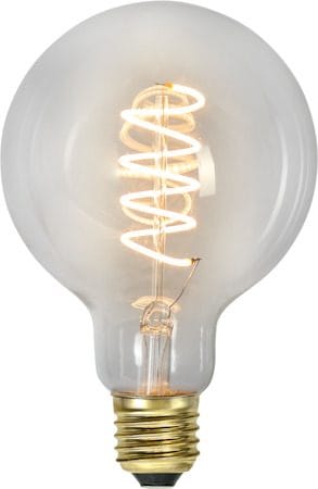 LED-lampa E27 G95 DecoSpiral 2100K 270 lm 3-stegsdimring med minne - Transparent - Belysning & el - Ljuskällor & glödlampor - LED-belysning