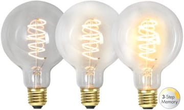 LED-lampa E27 G95 DecoSpiral 2100K 270 lm 3-stegsdimring med minne - Transparent - Belysning & el - Ljuskällor & glödlampor - LED-belysning