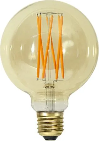 LED-lampa E27 G95 Vintage Gold 1800K 240lm Dimbar - Bärnsten - Belysning & el - Ljuskällor & glödlampor - LED-belysning