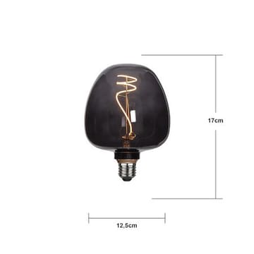 LED-lampa E27 Glob 125 Decoled Apple 17 cm - Svart - Belysning & el - Ljuskällor & glödlampor - LED-belysning