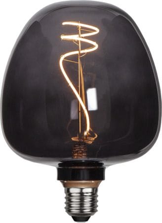 LED-lampa E27 Glob 125 Decoled Apple 17 cm - Svart - Belysning & el - Ljuskällor & glödlampor - LED-belysning