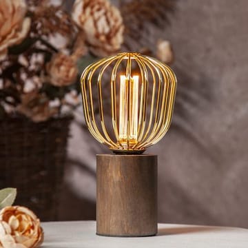 LED-lampa E27 Glob 125 Decoled Metal Basket 3-stegsdimring - Guld - Belysning & el - Ljuskällor & glödlampor - LED-belysning