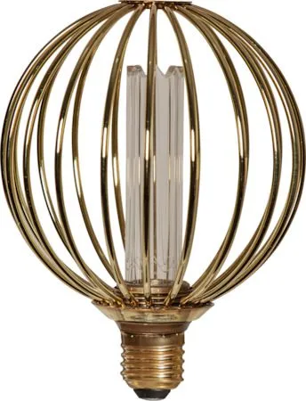 LED-lampa E27 Glob 125 Decoled Metal Globe 3-stegsdimring - Guld - Belysning & el - Ljuskällor & glödlampor - LED-belysning