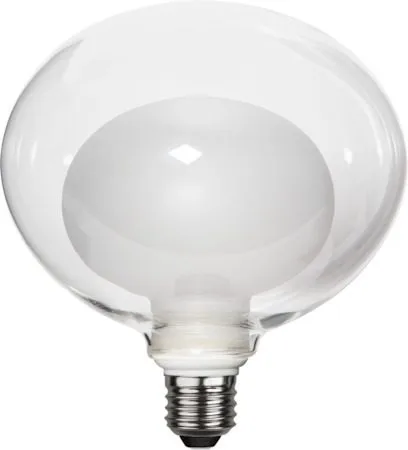 LED-lampa E27 Space Oval 2700K 350 lm 3-stegsdimring, Transparent / Vit