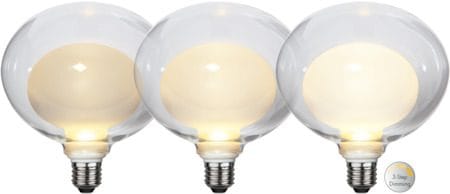 LED-lampa E27 Space Oval 2700K 350 lm 3-stegsdimring - Transparent / Vit - Belysning & el - Ljuskällor & glödlampor - LED-belysning