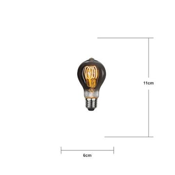 LED-lampa E27 TA60 Decoled Spiral 2100K 50 lm Dimbar - Rökgrå - Belysning & el - Ljuskällor & glödlampor - LED-belysning