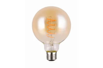 LK LED E27 filament big globe 4W 200lm 1800K brun - Brun - Belysning & el - Ljuskällor & glödlampor - LED-belysning - LED-lampa