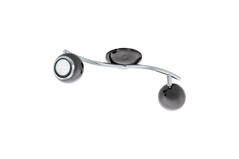 Spotlight Eglo Bimeda med 2 Lampor Nickel-Nero, Krom, Svart/Krom