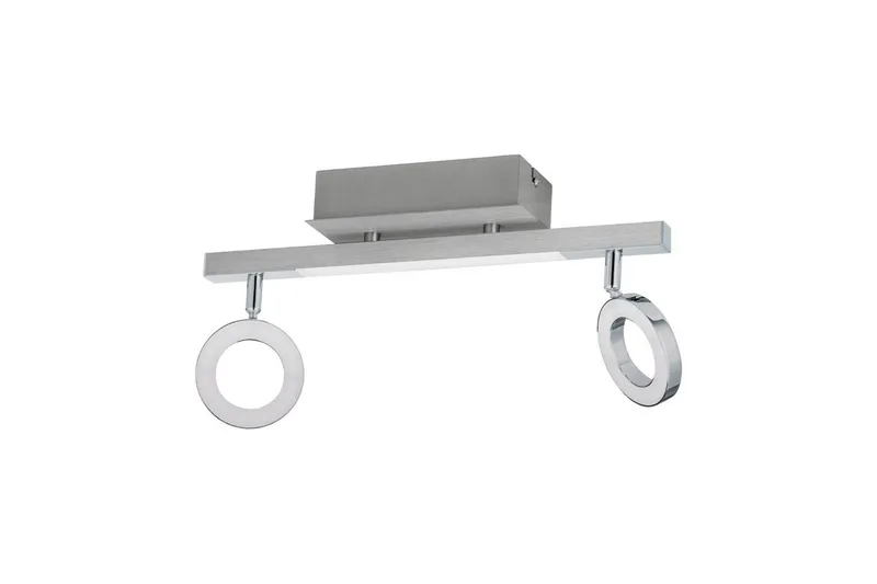 Spotlight Eglo Cardillio 1 med 2 Lampor, Krom/Silver