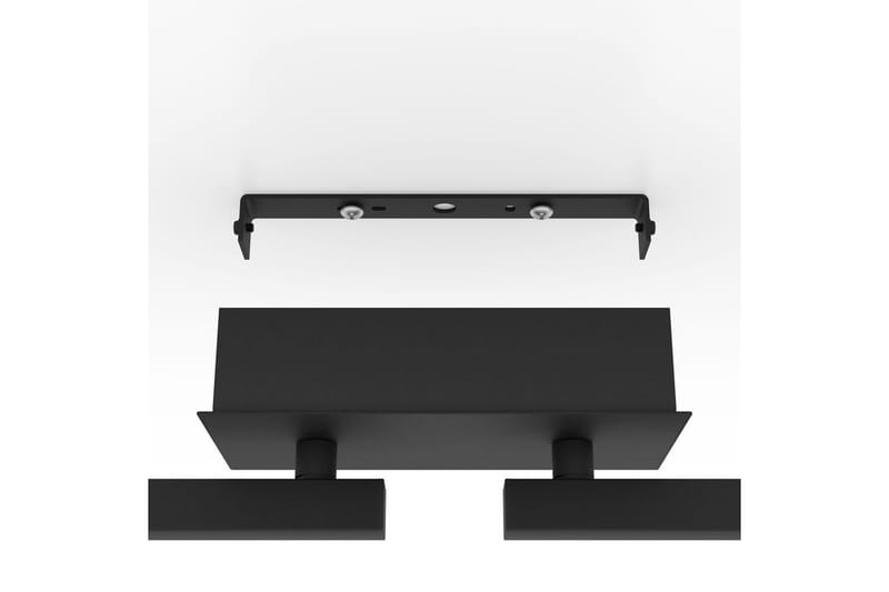 Spotlight Eglo Cardillio 2 med 4 Lampor - Svart - Belysning & el - Ljuskällor & glödlampor - LED-belysning - LED-spotlight