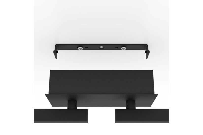 Spotlight Eglo Cardillio 2 med 4 Lampor - Svart - Belysning & el - Ljuskällor & glödlampor - LED-belysning - LED-spotlight