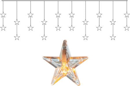 Star Curtain Ljusgardin 180 cm - transparent - Belysning & el - Ljuskällor & glödlampor - LED-belysning - LED slinga