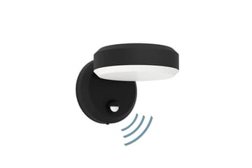 Vägglampa Utebelysning Eglo Fornaci med Sensor - Vit/Svart - Belysning & el - Utomhusbelysning - Markbelysning - Markspotlights