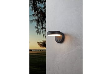 Vägglampa Utebelysning Eglo Fornaci med Sensor - Vit/Svart - Belysning & el - Utomhusbelysning - Markbelysning - Markspotlights
