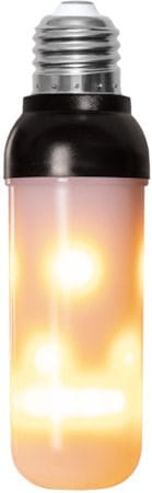 LED-lampa E27 T40 Flame 1600K 80 lm med Gravitationssensor - Svart / Frostad - Belysning & el - Ljuskällor & glödlampor - LED-belysning