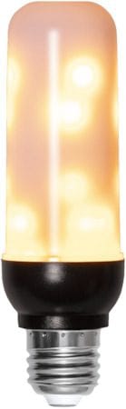 LED-lampa E27 T40 Flame 1600K 80 lm med Gravitationssensor - Svart / Frostad - Belysning & el - Ljuskällor & glödlampor - LED-belysning
