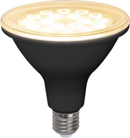 LED-lampa E27 PAR38 Spotlight 2700K 1240 lm - Svart - Belysning & el - Ljuskällor & glödlampor - LED-belysning