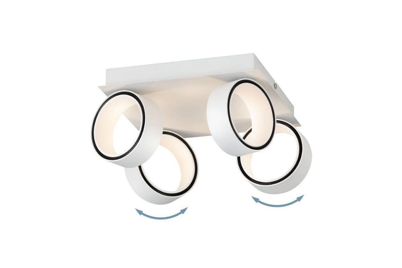 LED-spotlight Eglo Albariza Vit 4 Lampor - 4 Lampor - Belysning & el - Ljuskällor & glödlampor - Spotlight & downlight