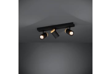 LED-spotlight Eglo Cartagena Svart/Trä 3 Lampor - 3 Lampor - Belysning & el - Ljuskällor & glödlampor - Spotlight & downlight