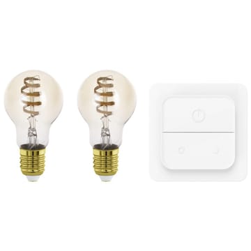 Ljuskälla 2xLM-ZIG-CCT E27 A60 4,9W Amber + Brytare - 6 cm - Belysning & el - Ljuskällor & glödlampor - LED-belysning - LED-lampa