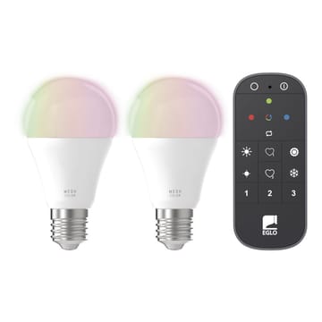 Ljuskälla 2xLM-ZIG-RGB/CCT E27 A60 9W Opal - 6 cm - Belysning & el - Ljuskällor & glödlampor - LED-belysning - LED-lampa