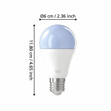 Ljuskälla 2xLM-ZIG-RGB/CCT E27 A60 9W Opal - 6 cm - Belysning & el - Ljuskällor & glödlampor - LED-belysning - LED-lampa