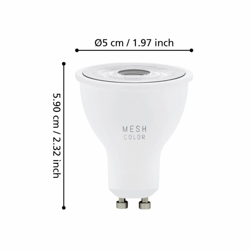 Ljuskälla 3xLM-ZIG-RGB/CCT GU10 4,5W+1XFB - 5 cm - Belysning & el - Ljuskällor & glödlampor - LED-belysning
