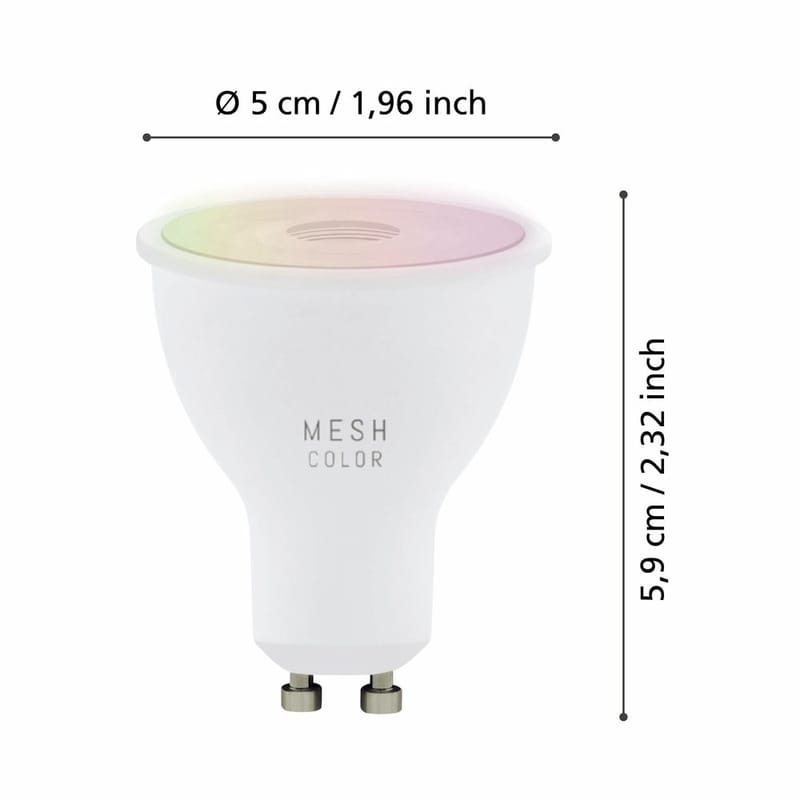 Ljuskälla 3xLM-ZIG-RGB/CCT GU10 4,5W - 5 cm - Belysning & el - Ljuskällor & glödlampor - LED-belysning