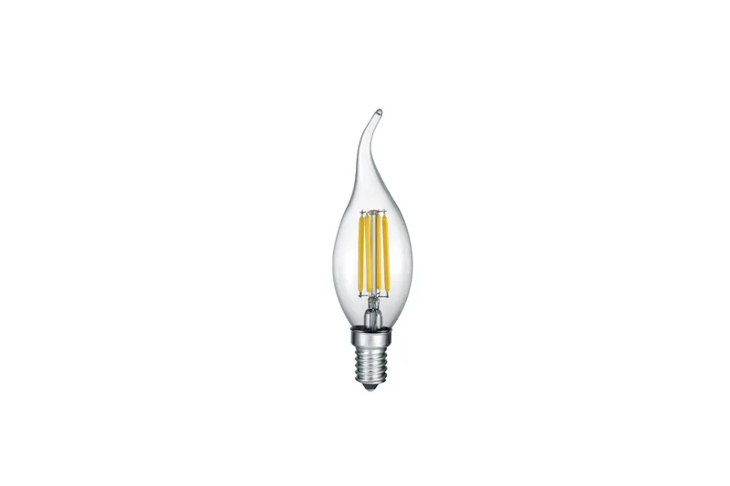 LK LED E14 filament kron/böjd top 4W 470lm 2700K 3-steg, undefined