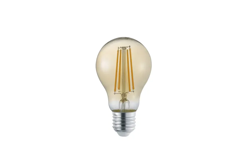 LK LED E27 filament classic 4W 470lm 2700K brun, Brun