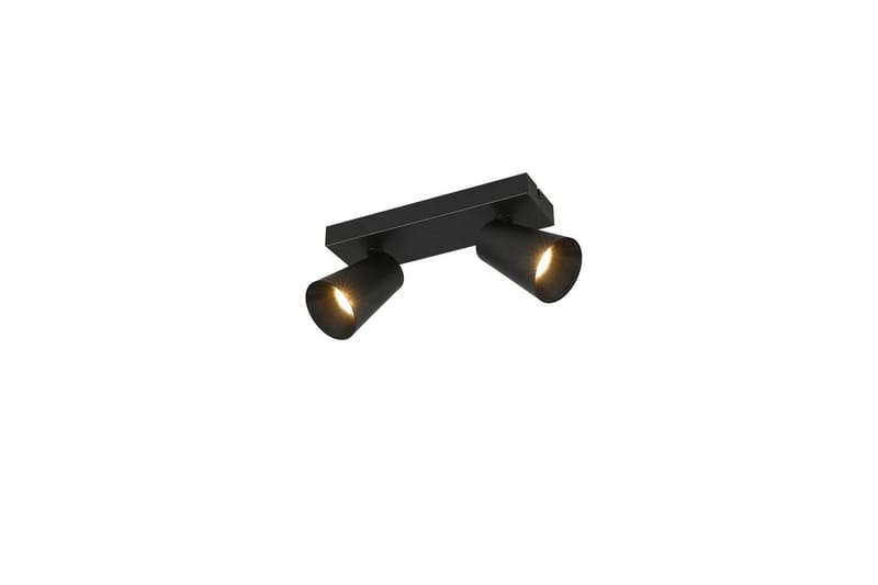 Spot TRIO Sharp 2-del, Mattsvart/guld - 2-del, Mattsvart/guld - Belysning & el - Ljuskällor & glödlampor - Spotlight & downlight