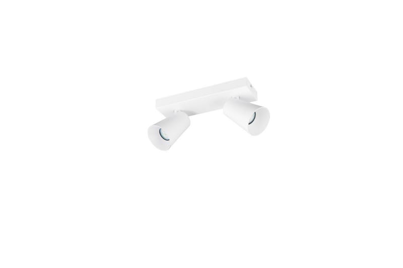 Spot TRIO Sharp 2-del, Mattvit/guld - 2-del, Mattvit/guld - Belysning & el - Ljuskällor & glödlampor - Spotlight & downlight
