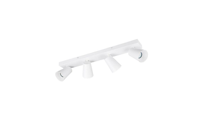 Spot TRIO Sharp 4-del, Mattvit/guld - 4-del, Mattvit/guld - Belysning & el - Ljuskällor & glödlampor - Spotlight & downlight